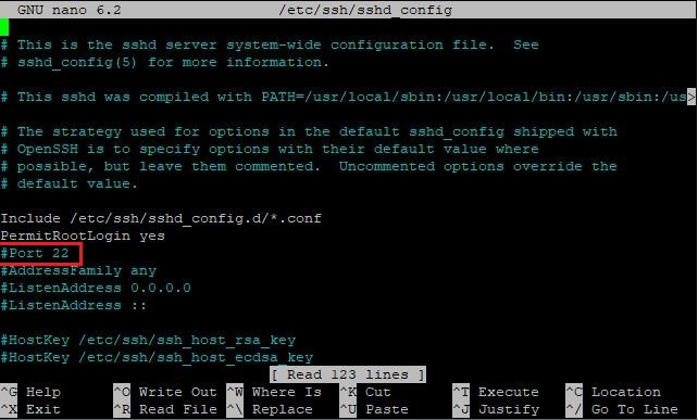 آموزش تغییر پورت SSH در سرور مجازی لینوکس به صورت تصویری