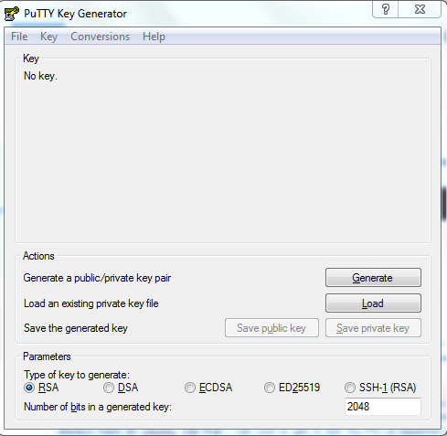 نحوه ایجاد کلید SSH در ویندوز با PuTTYgen